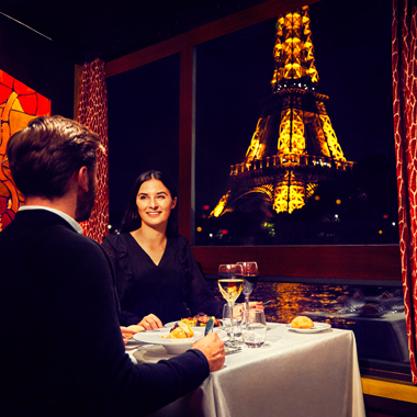 Dîner à bord de la croisière Maxim's